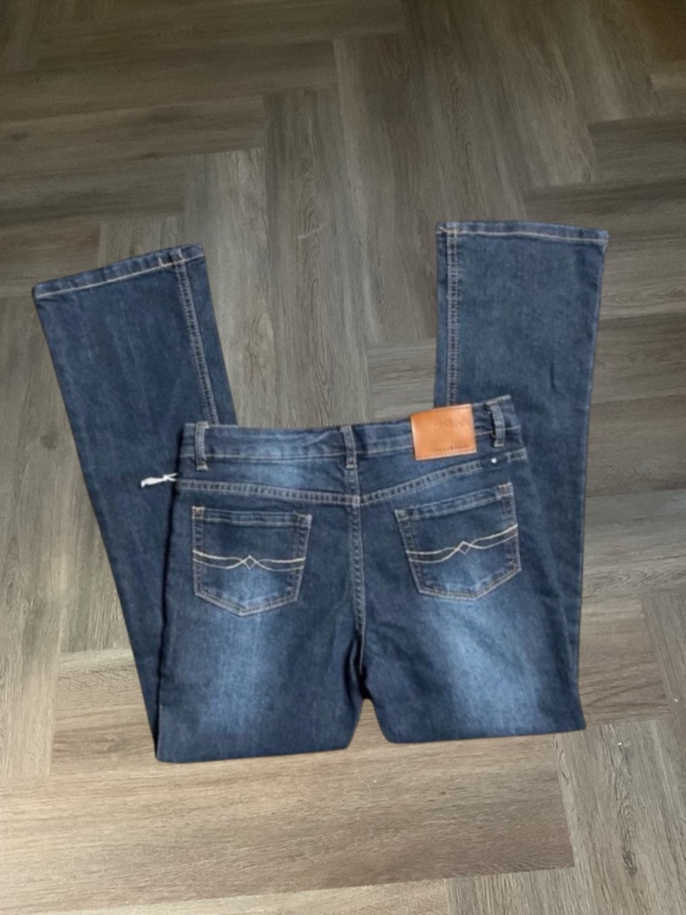 Lucky Brand‎ Ava Bootcut Denim Jeans Girls 12 Dark Wash Blue Classic Y2K